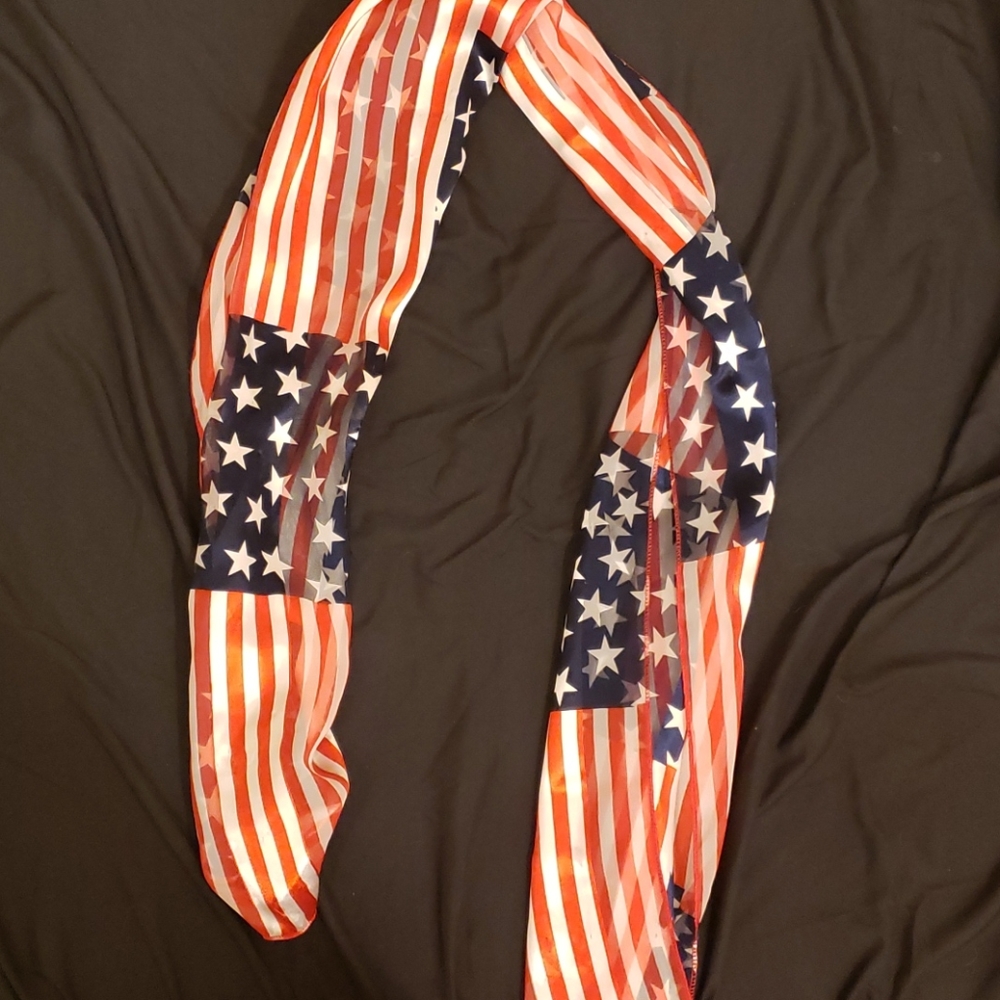 USA Sheer Scarf